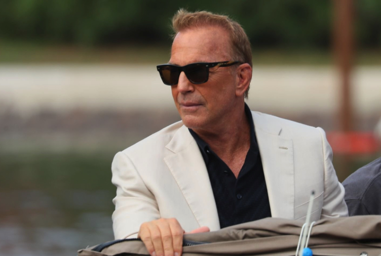 Kevin Costner attends the Venice International Film Festival 